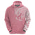 Personalised New Zealand Hoodie Pink Ribbon Tattoo Mix Silver Fern LT7 - Polynesian Pride