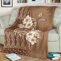 Tonga Ngatu Kupesi Brown Tapa Blanket Koe Otua Mo Tonga Ko Hoku Tofia LT7 - Polynesian Pride