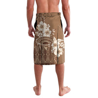 Tonga Ngatu Kupesi Brown Tapa Lavalava Koe Otua Mo Tonga Ko Hoku Tofia LT7 - Polynesian Pride