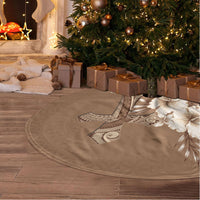 Tonga Ngatu Kupesi Brown Tapa Tree Skirt Koe Otua Mo Tonga Ko Hoku Tofia LT7 - Polynesian Pride