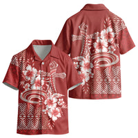Tonga Ngatu Kupesi Royal Red Kid Hawaiian Shirt Koe Otua Mo Tonga Ko Hoku Tofia LT7 - Polynesian Pride