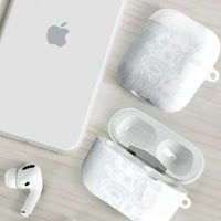 Tonga Ngatu Kupesi White Sunday Fakame AirPods Case Koe Otua Mo Tonga Ko Hoku Tofia LT7 - Polynesian Pride