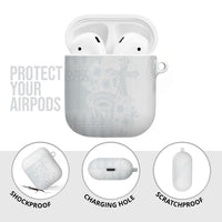 Tonga Ngatu Kupesi White Sunday Fakame AirPods Case Koe Otua Mo Tonga Ko Hoku Tofia LT7 - Polynesian Pride