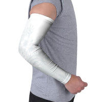 Tonga Ngatu Kupesi White Sunday Fakame Arm Sleeves Koe Otua Mo Tonga Ko Hoku Tofia LT7 - Polynesian Pride