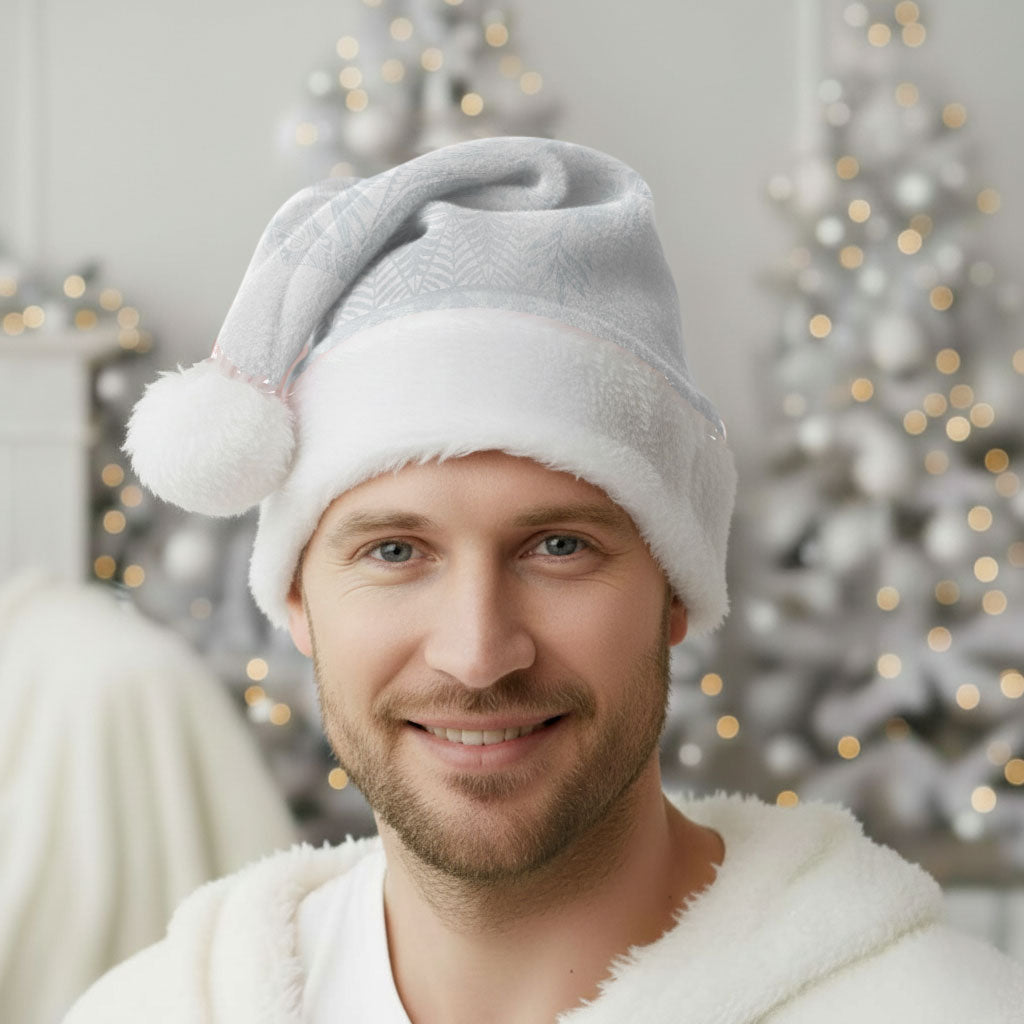 Tonga Ngatu Kupesi White Sunday Fakame Christmas Santa Hat Koe Otua Mo Tonga Ko Hoku Tofia LT7 - Polynesian Pride
