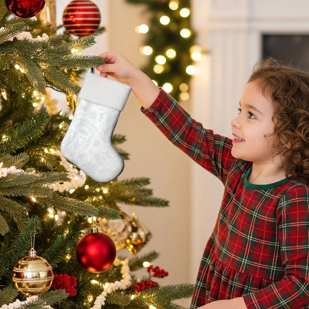 Tonga Ngatu Kupesi White Sunday Fakame Christmas Stocking Koe Otua Mo Tonga Ko Hoku Tofia