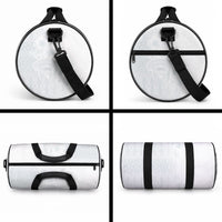 Tonga Ngatu Kupesi White Sunday Fakame Duffle Bag Koe Otua Mo Tonga Ko Hoku Tofia LT7 - Polynesian Pride