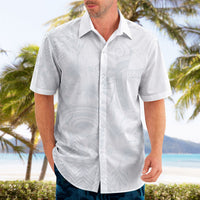Tonga Ngatu Kupesi White Sunday Fakame Hawaiian Shirt Koe Otua Mo Tonga Ko Hoku Tofia LT7 - Polynesian Pride