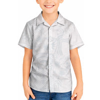 Tonga Ngatu Kupesi White Sunday Fakame Hawaiian Shirt Koe Otua Mo Tonga Ko Hoku Tofia LT7 - Polynesian Pride