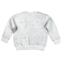 Tonga Ngatu Kupesi White Sunday Fakame Kid Ugly Christmas Sweater Koe Otua Mo Tonga Ko Hoku Tofia LT7 - Polynesian Pride