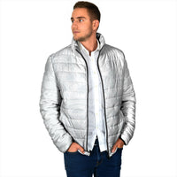 Tonga Ngatu Kupesi White Sunday Fakame Padded Jacket Koe Otua Mo Tonga Ko Hoku Tofia LT7 - Polynesian Pride
