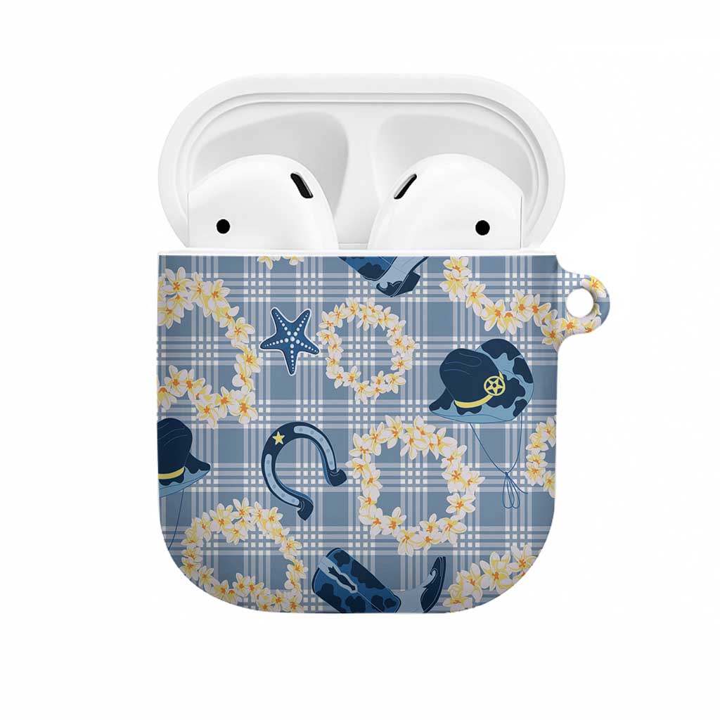 Aloha Hawaii Paniolo Jeans Palaka AirPods Case Coastal Rodeo - Polynesian Pride