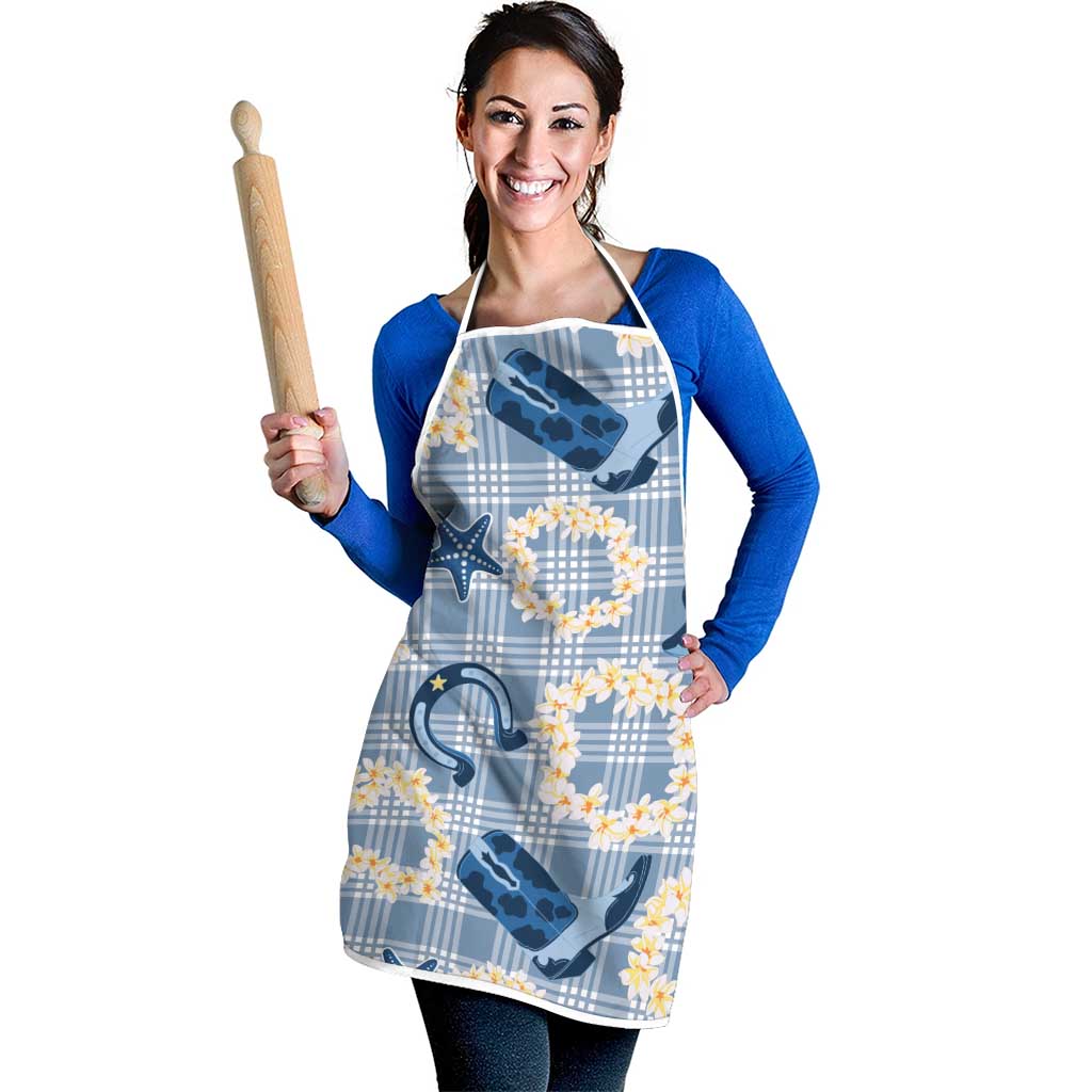 Aloha Hawaii Paniolo Jeans Palaka Apron Coastal Rodeo - Polynesian Pride
