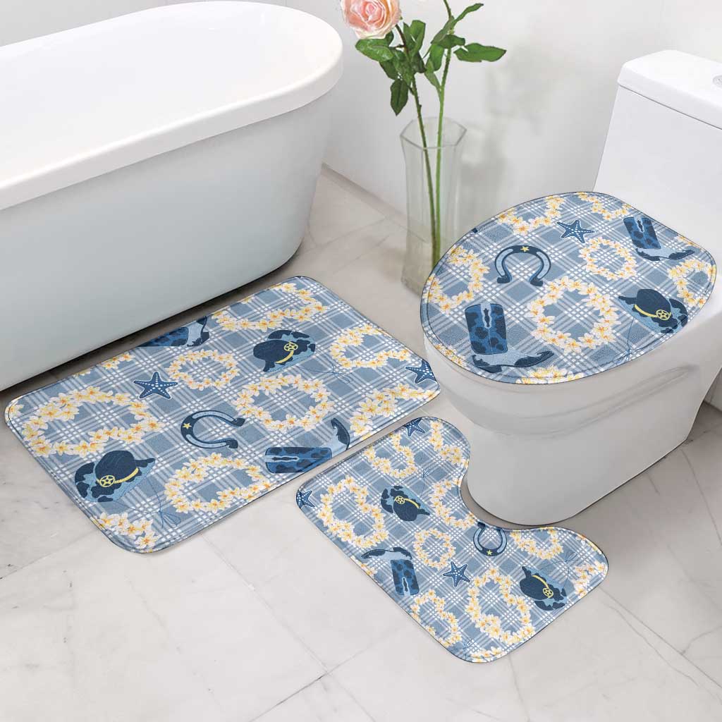 Aloha Hawaii Paniolo Jeans Palaka Bathroom Set Coastal Rodeo - Polynesian Pride