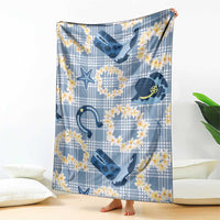 Aloha Hawaii Paniolo Jeans Palaka Blanket Coastal Rodeo - Polynesian Pride