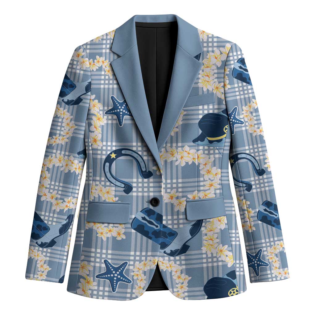 Aloha Hawaii Paniolo Jeans Palaka Blazer Coastal Rodeo - Polynesian Pride