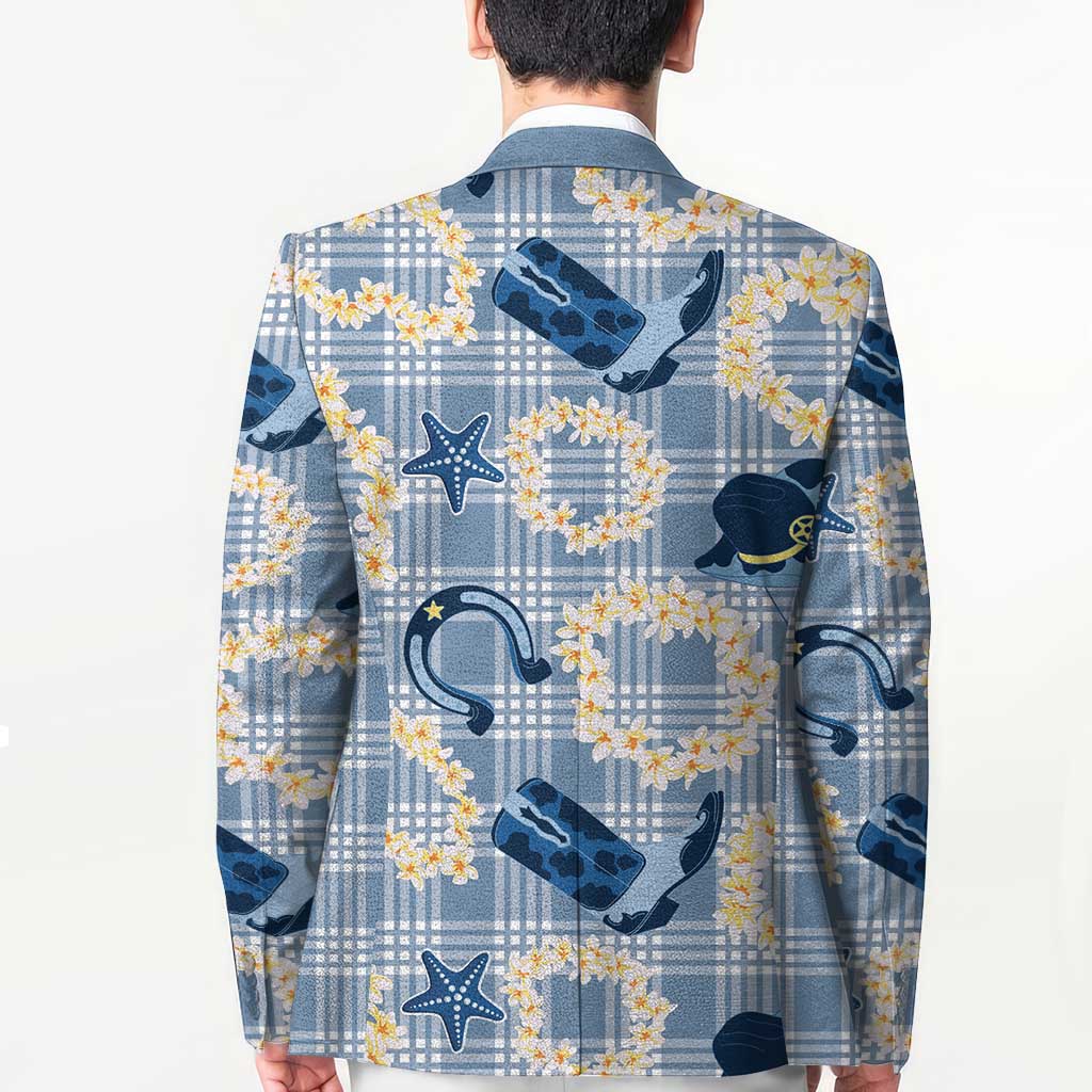 Aloha Hawaii Paniolo Jeans Palaka Blazer Coastal Rodeo - Polynesian Pride