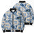 Aloha Hawaii Paniolo Jeans Palaka Bomber Puffer Jacket Coastal Rodeo - Polynesian Pride
