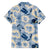 Aloha Hawaii Paniolo Jeans Palaka Family Matching Off The Shoulder Long Sleeve Dress and Hawaiian Shirt Coastal Rodeo - Polynesian Pride