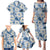 Aloha Hawaii Paniolo Jeans Palaka Family Matching Puletasi and Hawaiian Shirt Coastal Rodeo - Polynesian Pride
