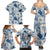 Aloha Hawaii Paniolo Jeans Palaka Family Matching Summer Maxi Dress and Hawaiian Shirt Coastal Rodeo - Polynesian Pride