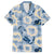 Aloha Hawaii Paniolo Jeans Palaka Family Matching Summer Maxi Dress and Hawaiian Shirt Coastal Rodeo - Polynesian Pride
