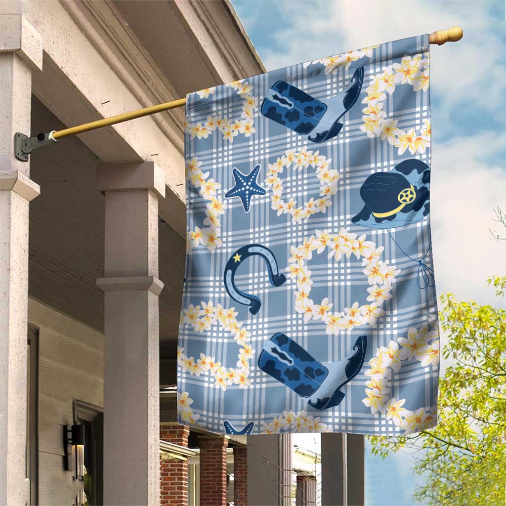 Aloha Hawaii Paniolo Jeans Palaka Garden Flag Coastal Rodeo - Polynesian Pride