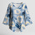 Aloha Hawaii Paniolo Jeans Palaka Kimono Sleeve Blouse Coastal Rodeo - Polynesian Pride
