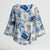 Aloha Hawaii Paniolo Jeans Palaka Kimono Sleeve Blouse Coastal Rodeo - Polynesian Pride