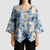 Aloha Hawaii Paniolo Jeans Palaka Kimono Sleeve Blouse Coastal Rodeo - Polynesian Pride