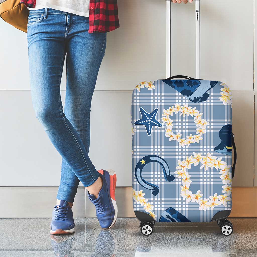 Aloha Hawaii Paniolo Jeans Palaka Luggage Cover Coastal Rodeo LT7 - Polynesian Pride
