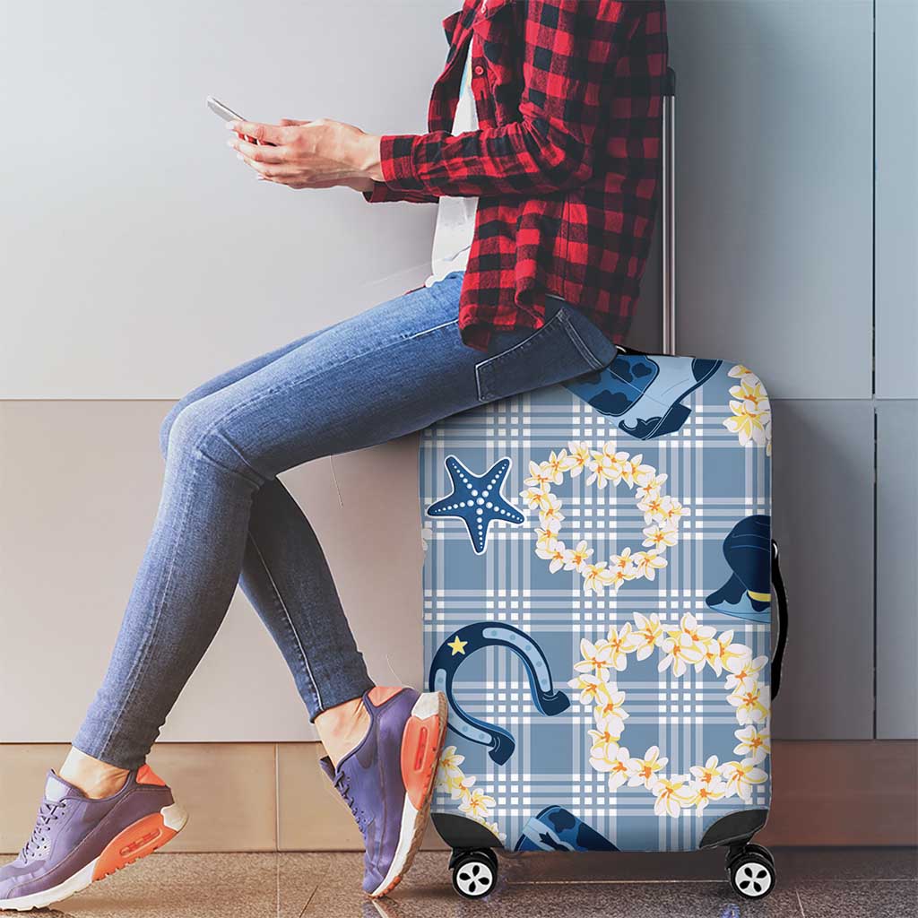 Aloha Hawaii Paniolo Jeans Palaka Luggage Cover Coastal Rodeo LT7 - Polynesian Pride