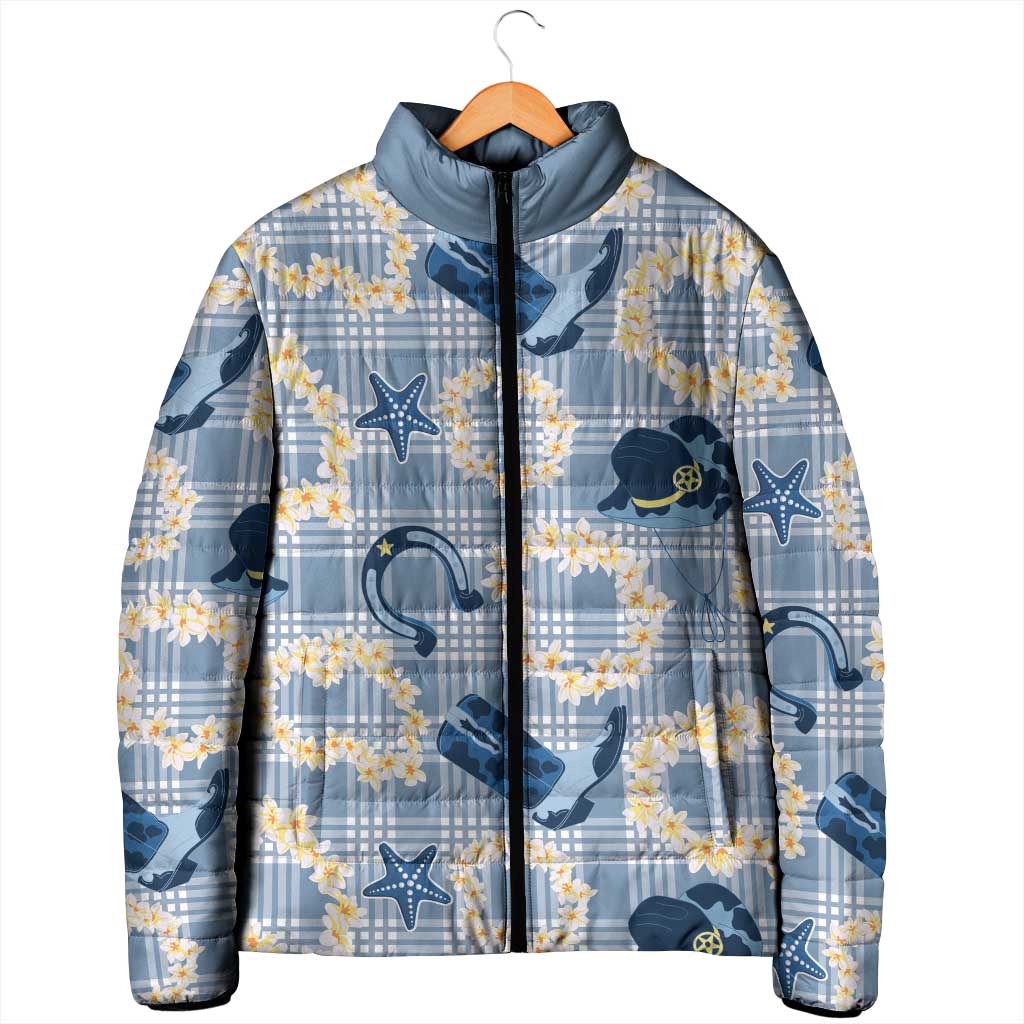 Aloha Hawaii Paniolo Jeans Palaka Padded Jacket Coastal Rodeo - Polynesian Pride