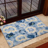 Aloha Hawaii Paniolo Jeans Palaka Rubber Doormat Coastal Rodeo - Polynesian Pride