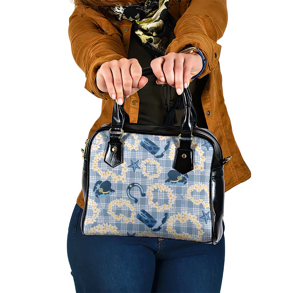 Aloha Hawaii Paniolo Jeans Palaka Shoulder Handbag Coastal Rodeo - Polynesian Pride
