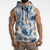 Aloha Hawaii Paniolo Jeans Palaka Sleeveless Hoodie Coastal Rodeo - Polynesian Pride