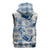 Aloha Hawaii Paniolo Jeans Palaka Sleeveless Zip Hoodie Coastal Rodeo - Polynesian Pride