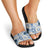 Aloha Hawaii Paniolo Jeans Palaka Slide Sandals Coastal Rodeo - Polynesian Pride