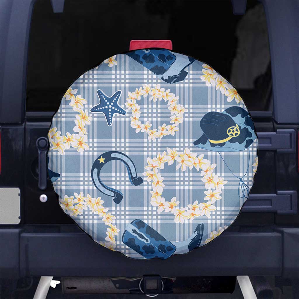Aloha Hawaii Paniolo Jeans Palaka Spare Tire Cover Coastal Rodeo - Polynesian Pride
