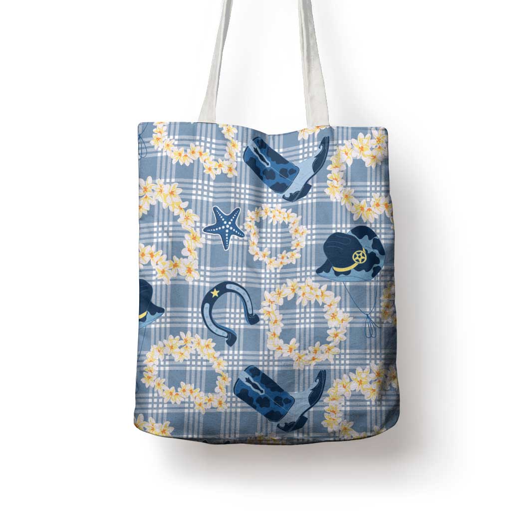 Aloha Hawaii Paniolo Jeans Palaka Tote Bag Coastal Rodeo - Polynesian Pride