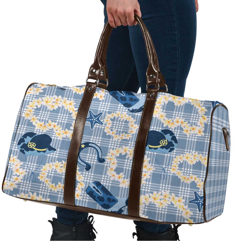Aloha Hawaii Paniolo Jeans Palaka Travel Bag Coastal Rodeo - Polynesian Pride
