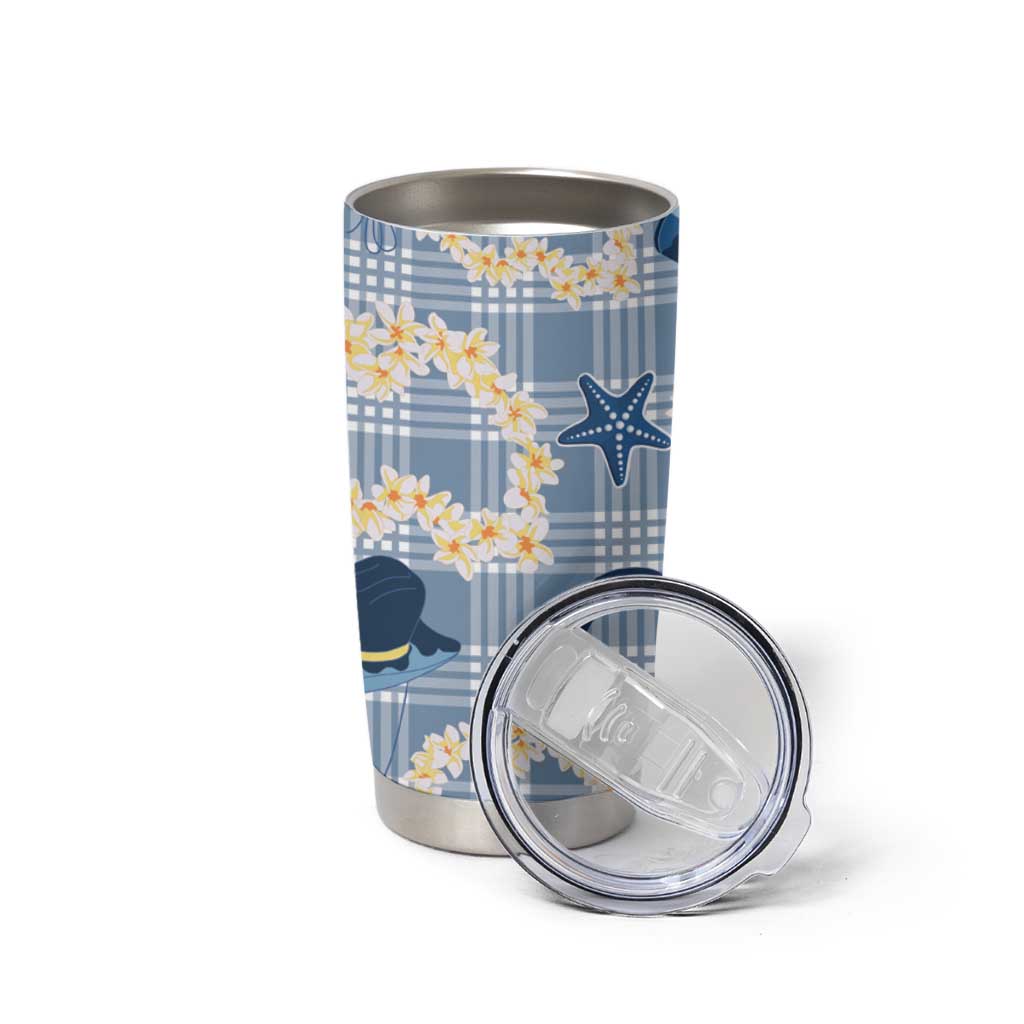 Aloha Hawaii Paniolo Jeans Palaka Tumbler Cup Coastal Rodeo - Polynesian Pride