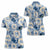 Aloha Hawaii Paniolo Jeans Palaka Women Polo Shirt Coastal Rodeo - Polynesian Pride