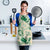 Aloha Hawaii Paniolo Mint Palaka Apron Coastal Rodeo - Polynesian Pride