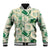 Aloha Hawaii Paniolo Mint Palaka Baseball Jacket Coastal Rodeo - Polynesian Pride