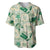 Aloha Hawaii Paniolo Mint Palaka Baseball Jersey Coastal Rodeo - Polynesian Pride