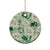 Aloha Hawaii Paniolo Mint Palaka Ceramic Ornament Coastal Rodeo - Polynesian Pride