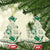 Aloha Hawaii Paniolo Mint Palaka Ceramic Ornament Coastal Rodeo - Polynesian Pride
