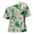 Aloha Hawaii Paniolo Mint Palaka Cross Shoulder Shirt Coastal Rodeo - Polynesian Pride
