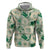 Aloha Hawaii Paniolo Mint Palaka Hoodie Coastal Rodeo - Polynesian Pride